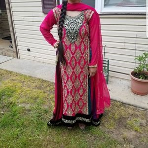 Pakistani Maxi Dress